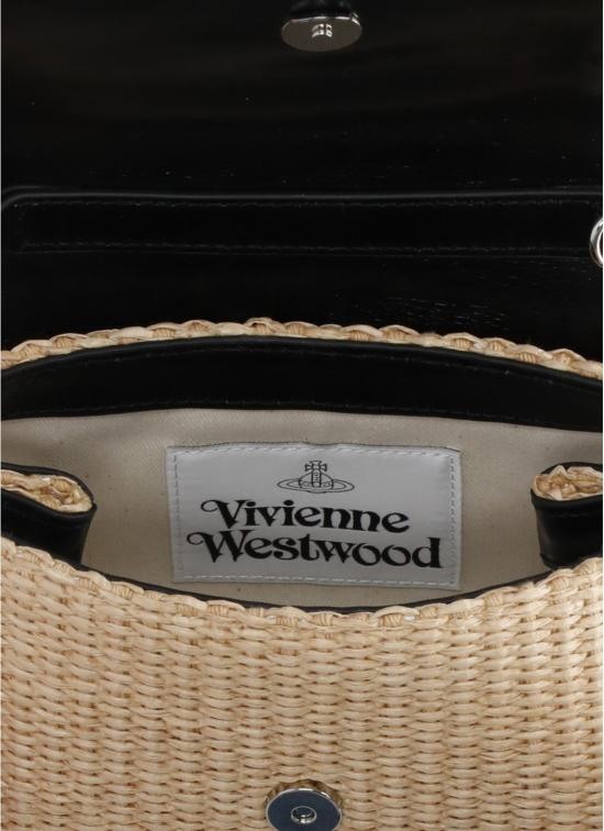 26SS 비비안웨스트우드 토트백 46030010W W01D0B402 Beige - VIVIENNE WESTWOOD