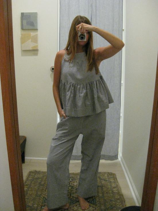  Emma Rothkopf 팬츠 엠마 로스코프 패티  네이비 - OTHER BRANDS