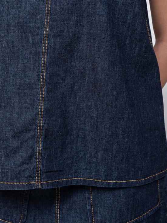  수잔 보머 민소매 티셔츠 수잔느 보머 데님 탱크탑 - SUSANNE BOMMER