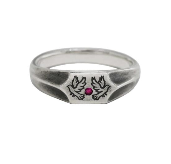  수 더 보이 반지 투 버즈 링 실버