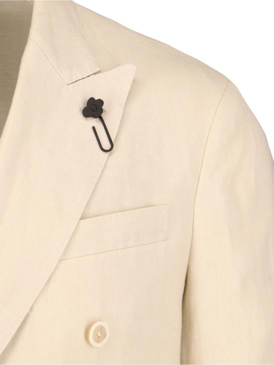 26SS 라르디니 수트 세트 PA6303E CN64404 150 White - LARDINI