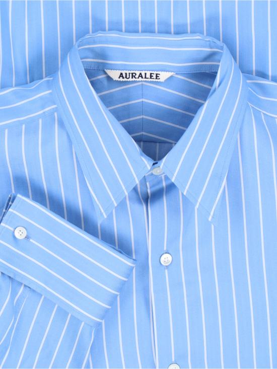 26SS 오라리 셔츠 A26SS03CS SAX BLUE STRIPE Blue - AURALEE