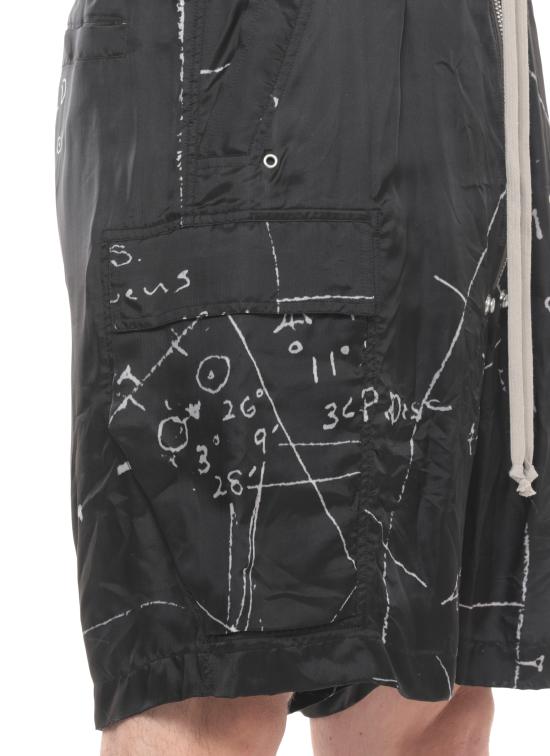 26SS 릭 오웬스 숏팬츠 RU01F2360 KP10911 Black - RICK OWENS