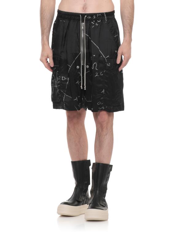 26SS 릭 오웬스 숏팬츠 RU01F2360 KP10911 Black - RICK OWENS