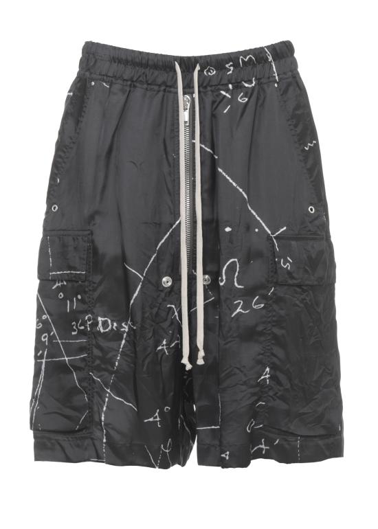 26SS 릭 오웬스 숏팬츠 RU01F2360 KP10911 Black