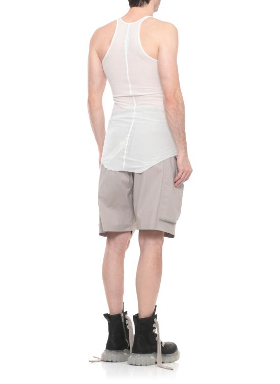 26SS 릭 오웬스 민소매 티셔츠 RU01F2150 RC11 White - RICK OWENS