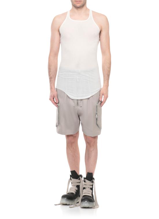 26SS 릭 오웬스 민소매 티셔츠 RU01F2150 RC11 White - RICK OWENS