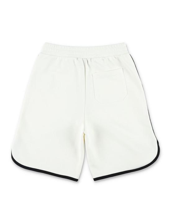  [키즈] 골든구스 쇼츠/버뮤다 골든 구스 키즈 콘트라스트 트림 반바지 헤리티지 화이트/블랙 - GOLDEN GOOSE