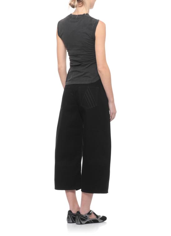 26SS 디 아티코 민소매 티셔츠 260WCN00003 JJJ025AA615 Black - THE ATTICO