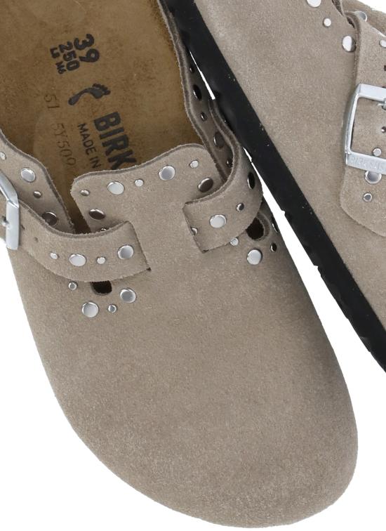 26SS 버켄스탁 뮬/슬리퍼 1030418 BOSTON RIVETTAUPE Beige - BIRKENSTOCK