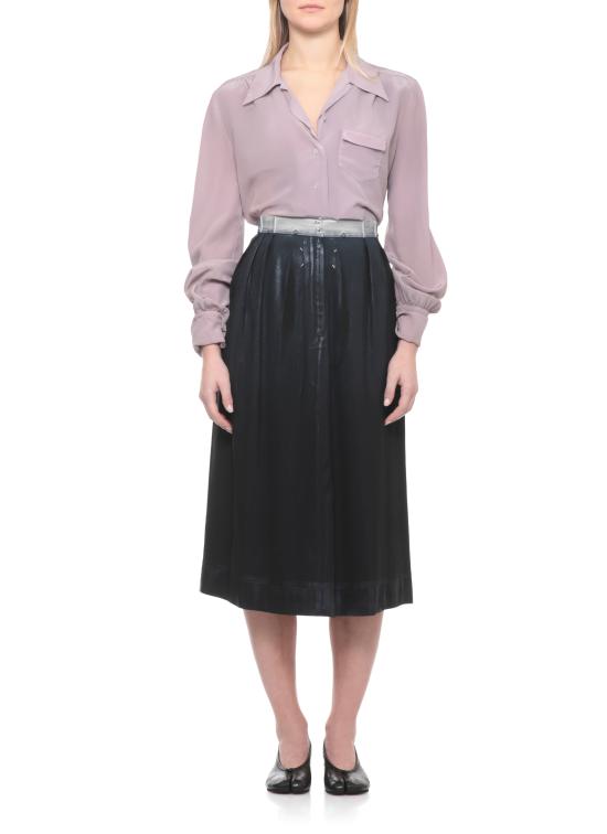 26SS 마르지엘라 롱 슬리브 실크 셔츠 S51DT0028 M35704365 Pink - MAISON MARGIELA