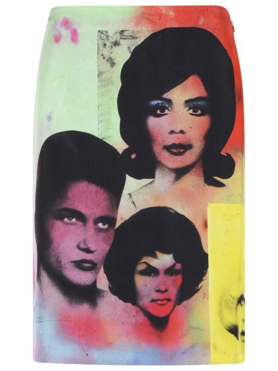 26SS 베르사체 미디 스커트 1024690 1A179135X000 Multicolor