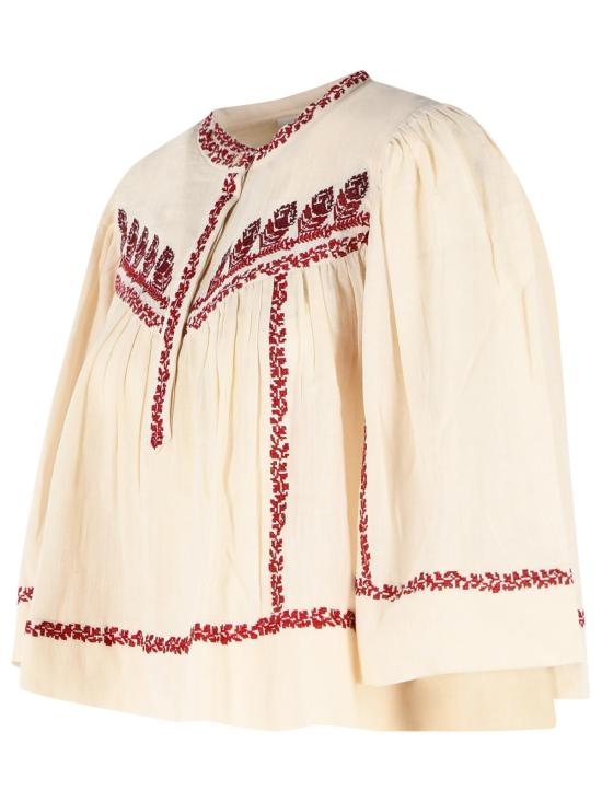 26SS 이자벨마랑에뚜왈 블라우스 HT0044FC D1J16EBERD Ivory - ISABEL MARANT ETOILE