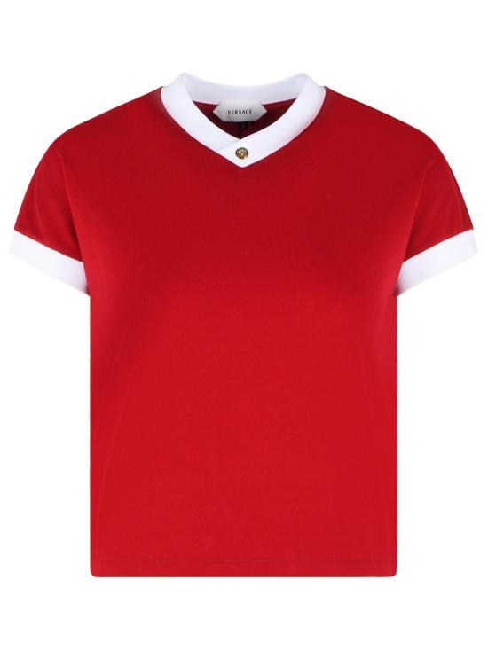 26SS 베르사체 탑 1023697 1A178942RC90 Red