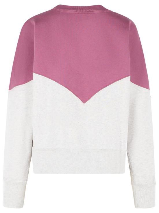 26SS 이자벨마랑에뚜왈 휴스턴 투톤 마랑 스웨트셔츠 SW0006FA A1M08EMTEC Violet - ISABEL MARANT ETOILE