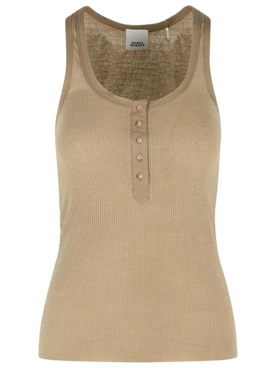 26SS 이자벨마랑 민소매 티셔츠 TS0318FA D2K02I50LB Beige