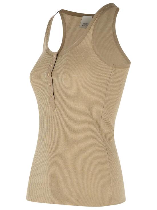 26SS 이자벨마랑 민소매 티셔츠 TS0318FA D2K02I50LB Beige - ISABEL MARANT