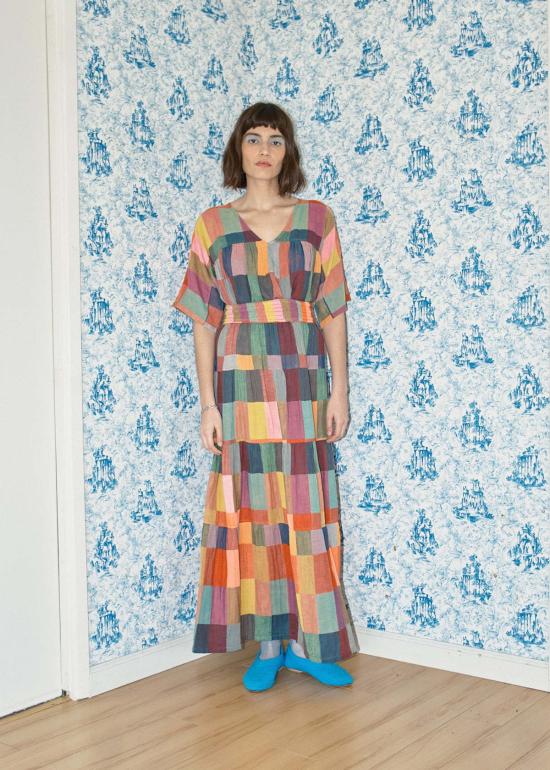  에이스 앤 지그 롱 스커트 에이스앤지그 모하비 스커트 멀티컬러 - ACE & JIG