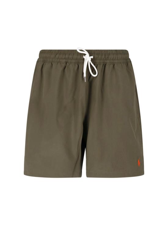 26SS 폴로 랄프로렌 포니 자수 스윔 쇼츠 710 957782 510 Green