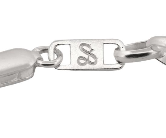  수 더 보이 네크리스 롤로 타원형 체인 목걸이 실버 - SUE THE BOY