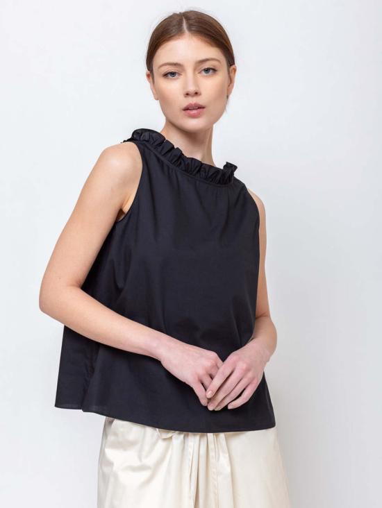  아틀란티크 아스콜리 블라우스 Atlantique Ascoli 민소매 리버시블 탑