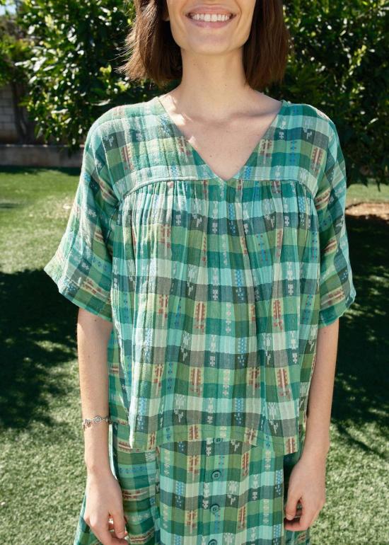  에이스 앤 지그 블라우스 에이스 & 지그 마우라 탑 가든 - ACE & JIG