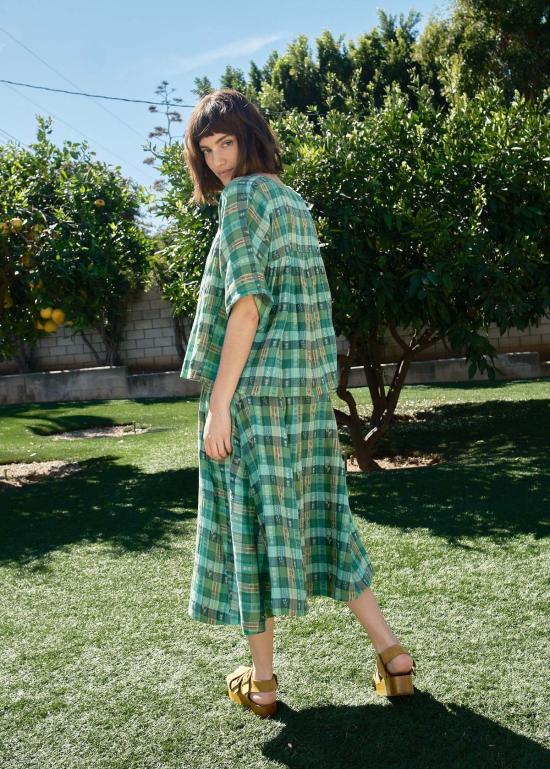  에이스 앤 지그 블라우스 에이스 & 지그 마우라 탑 가든 - ACE & JIG