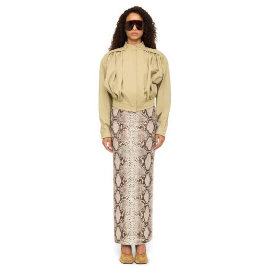  Ronny Kobo 롱 스커트 로니 코보 아자나  뱀피 무늬