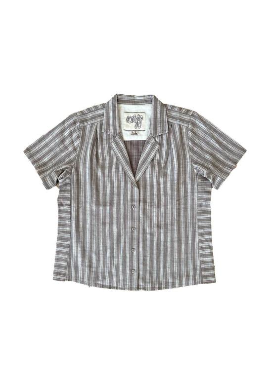  에이스 앤 지그 블라우스 에이스 & 지그 타시 탑 스크리블 - ACE & JIG