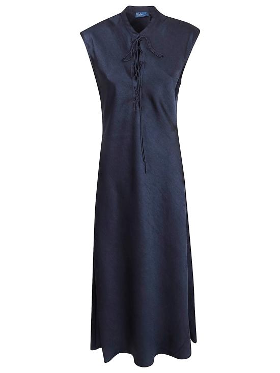 26SS 폴로 랄프로렌 미디 원피스 211 A96369 001 Blue