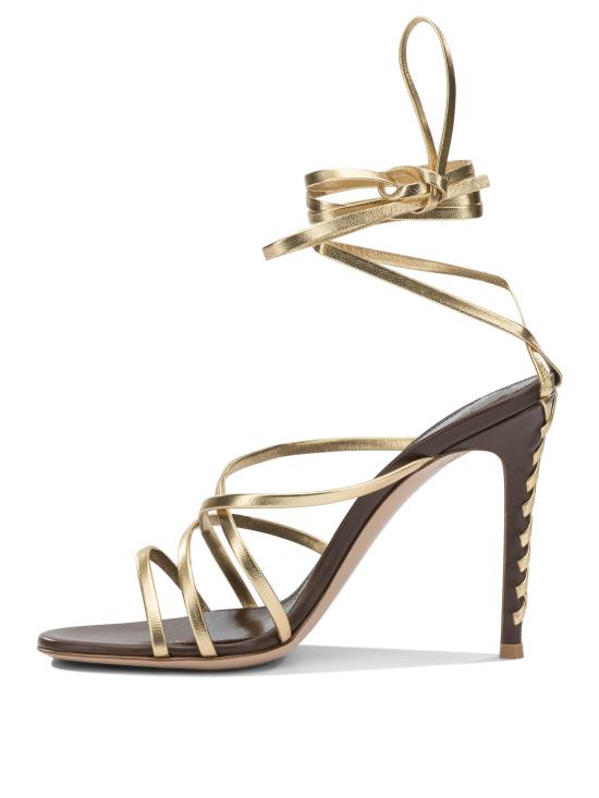 26SS 지안비토로시 샌들 G3269315RICMEKONG Gold - GIANVITO ROSSI