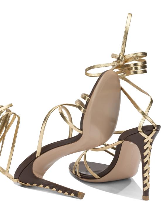 26SS 지안비토로시 샌들 G3269315RICMEKONG Gold - GIANVITO ROSSI