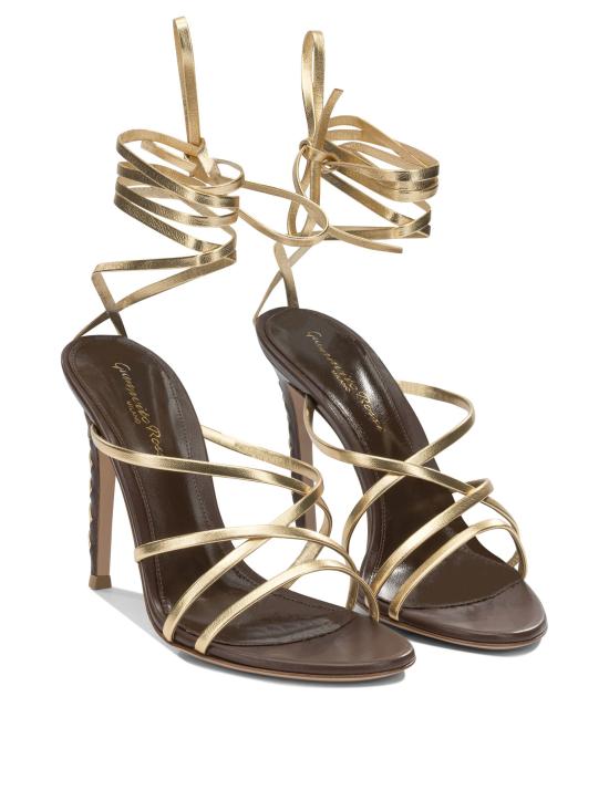 26SS 지안비토로시 샌들 G3269315RICMEKONG Gold - GIANVITO ROSSI