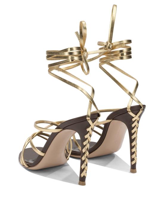 26SS 지안비토로시 샌들 G3269315RICMEKONG Gold - GIANVITO ROSSI