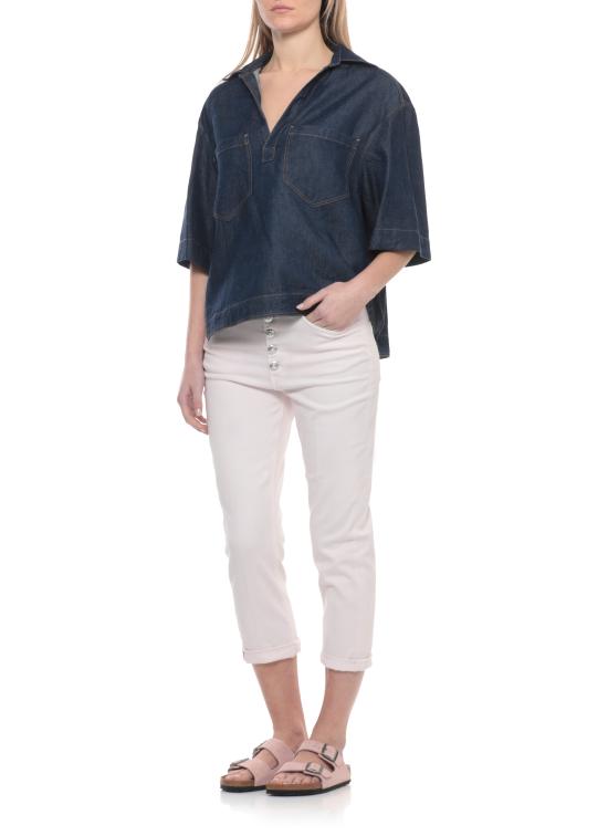 26SS 돈답 블라우스 DC458 DF0266D MC4800 Blue - DONDUP