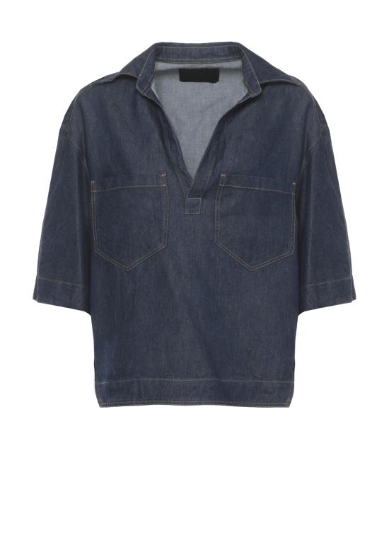 26SS 돈답 블라우스 DC458 DF0266D MC4800 Blue