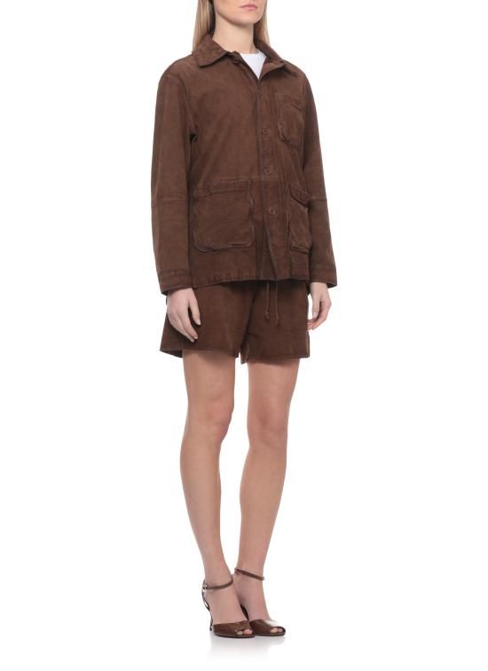 26SS 파로쉬 가죽 자켓 D431845 MARFA066 Brown - PAROSH