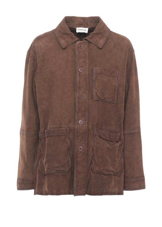 26SS 파로쉬 가죽 자켓 D431845 MARFA066 Brown