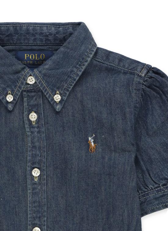 26SS [키즈] 랄프 로렌 원피스 A11970 001 Blue - RALPH LAUREN