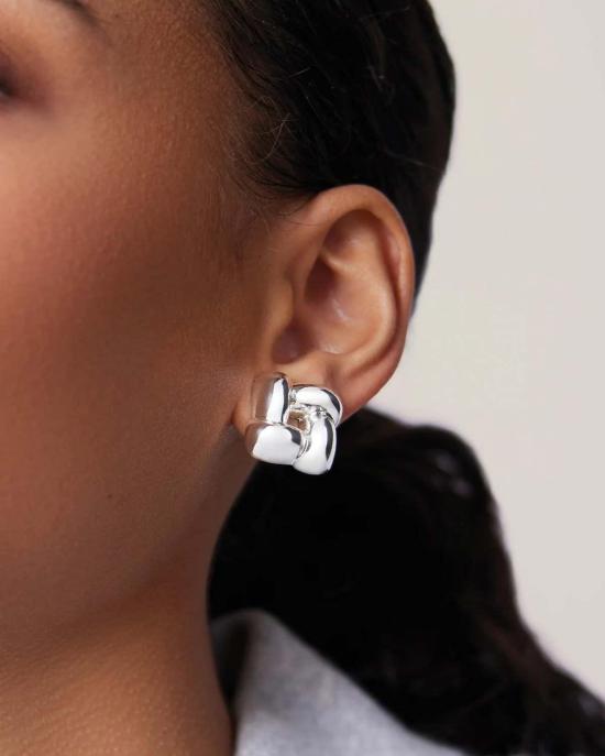  제니 버드 이어링 스몰 우븐 스퀘어 - JENNY BIRD