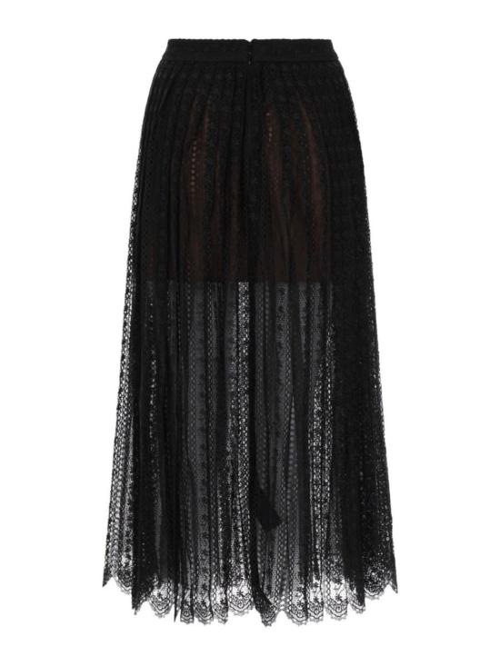  셀프 포트레이트 미디 스커트 레이스  블랙 - SELF PORTRAIT