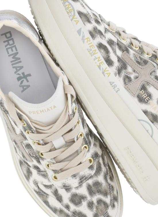 26SS 화이트 프리미아타 스니커즈 MICOL 7444 Ivory - WHITE PREMIATA