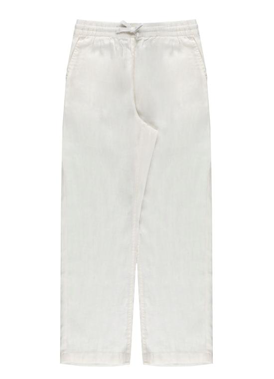 26SS [키즈] 랄프 로렌 스트레이트 팬츠 971037 001 White