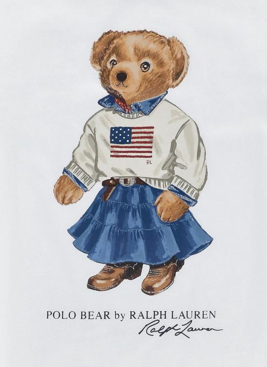 26SS [키즈] 랄프 로렌 티셔츠 A98403 001 White - RALPH LAUREN