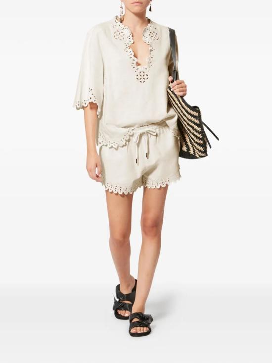 26SS 이자벨마랑에뚜왈 스트레이트 팬츠 SH0267FAD1J04E 20WH WHITE - ISABEL MARANT ETOILE