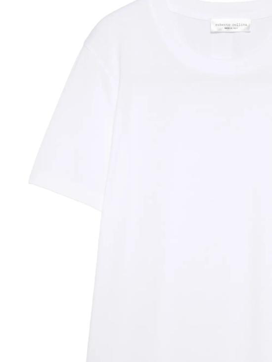 26SS 로베르토 콜리나 반팔 티셔츠 A62021 01 WHITE - ROBERTO COLLINA