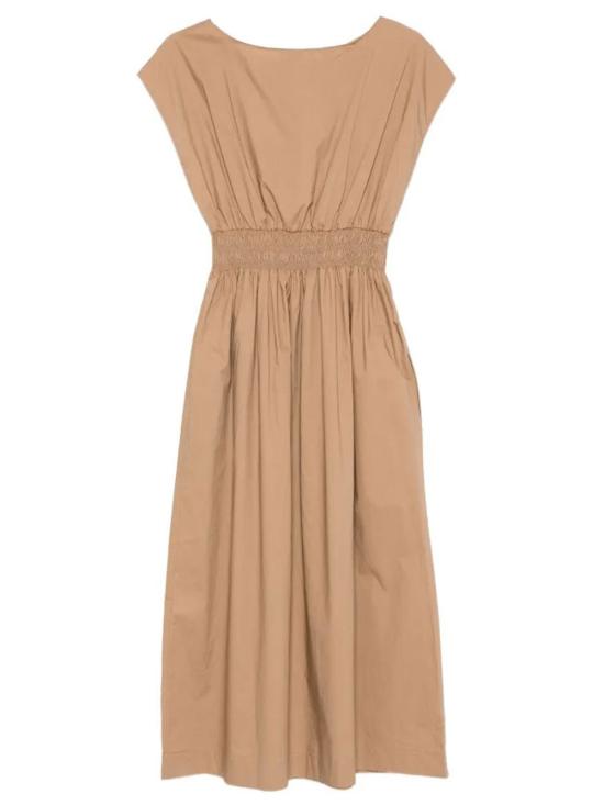 26SS 로베르토 콜리나 미디 원피스 A51033 05 BROWN - ROBERTO COLLINA