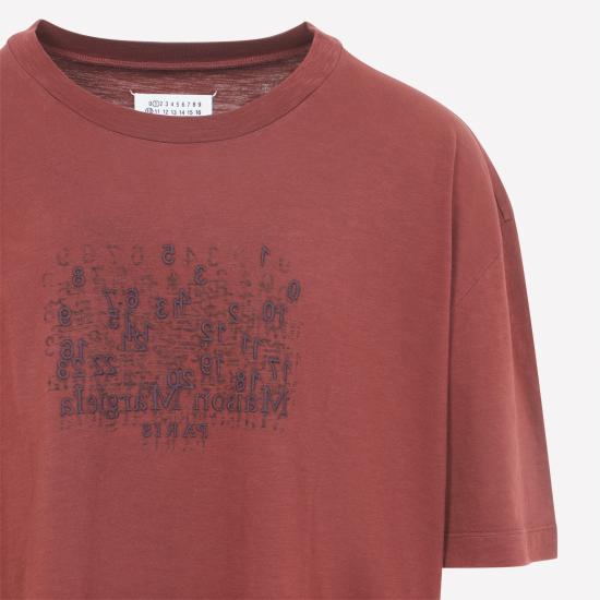 26SS 마르지엘라 반팔 티셔츠 S50GC0730M20164 210 BORDEAUX - MAISON MARGIELA