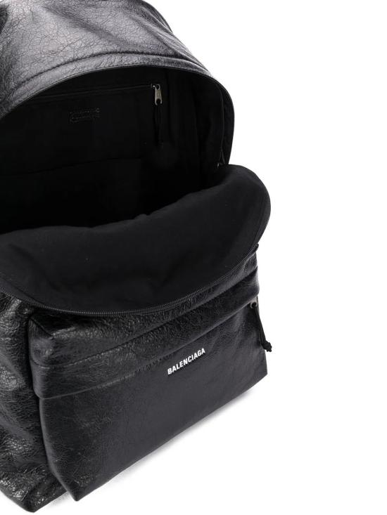 26SS 발렌시아가 로고 패치 익스플로러 백팩 5032211VG07 1000 BLACK - BALENCIAGA