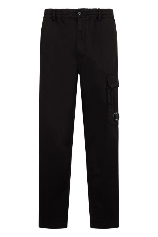 26SS 씨피 컴퍼니 스트레치 사틴 레귤러 카고 팬츠 20CMPA135A005694G999 black